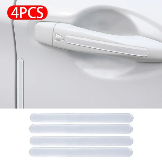 SEAMETAL Car Door Bowl & Edge Protection Stickers – Transparent Anti-Collision Guards