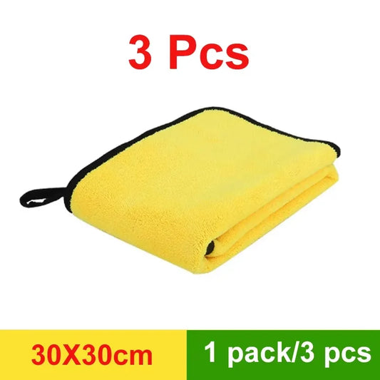 Ultra Fine Fiber Car Towel – Ultra Thick & Reusable Drying Cloth (11.8 x 11.8 in)