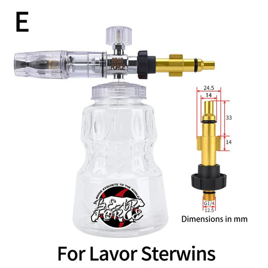 Pressure Washer Aluminum Foam Lance – Universal Foam Nozzle for Car Wash & Detailing