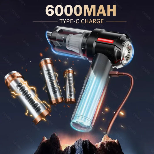 CENRR 998000PA Car Vacuum Cleaner – Strong Suction Powerful Handheld Wireless Cleaner & Mini Blower